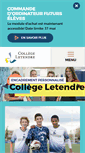 Mobile Screenshot of collegeletendre.qc.ca